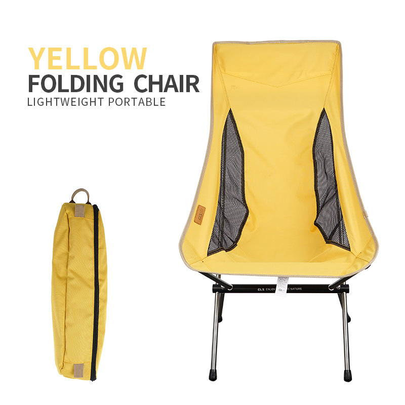 Super compact and light folding full-size moon chair