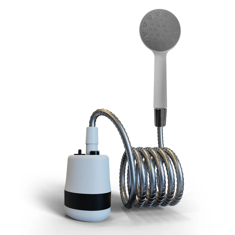 Rechargeable Portable Camping Shower – Handheld Electric Outdoor Shower with Battery Pump & Compact Design