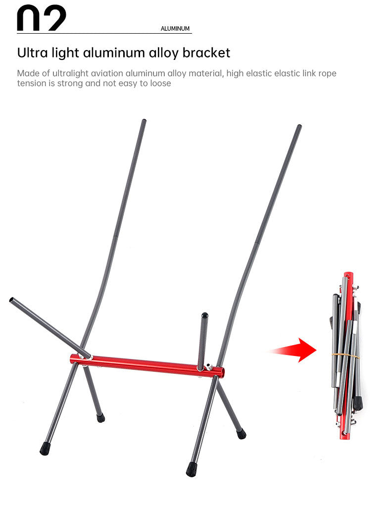 Super compact and light folding full-size moon chair