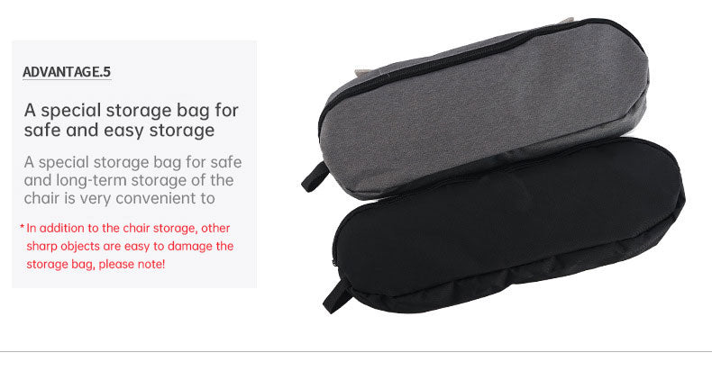 Super compact and light folding full-size moon chair